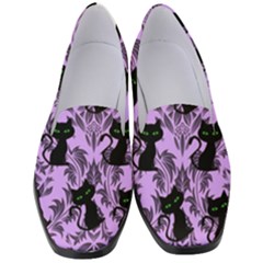 Purple Cats Women s Classic Loafer Heels by NerdySparkleGoth