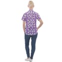 Purple Ghost Women s Short Sleeve Pocket Shirt View2