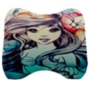 Beautifull Ariel Little Mermaid  Painting Velour Head Support Cushion View1