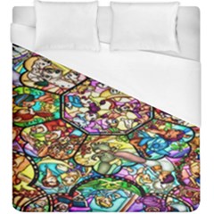 Character Disney Stained Duvet Cover (king Size) by artworkshop