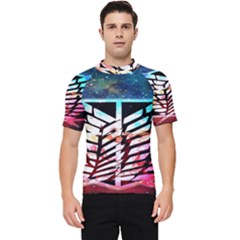 Attack On Titan Shingeki Galaxy Men s Short Sleeve Rash Guard by artworkshop