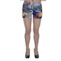 Beauty And The Beast Castle Skinny Shorts View1