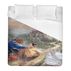 Beauty And The Beast Castle Duvet Cover (full/ Double Size) by artworkshop