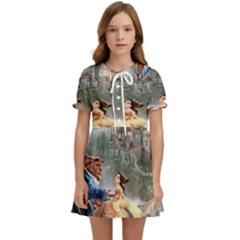 Beauty And The Beast Castle Kids  Sweet Collar Dress by artworkshop