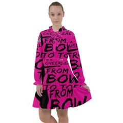 Bow To Toe Cheer All Frills Chiffon Dress by artworkshop