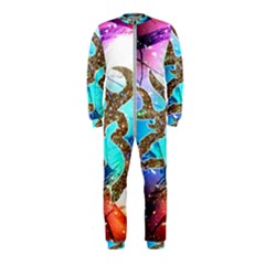 Browning Deer Glitter Galaxy Onepiece Jumpsuit (kids) by artworkshop