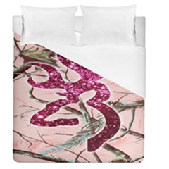 Browning Deer Glitter Duvet Cover (queen Size) by artworkshop