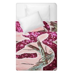 Browning Deer Glitter Duvet Cover Double Side (single Size) by artworkshop