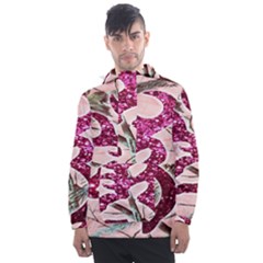 Browning Deer Glitter Men s Front Pocket Pullover Windbreaker by artworkshop