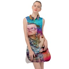 Bubbles Trailer Park Boys Sleeveless Shirt Dress by artworkshop