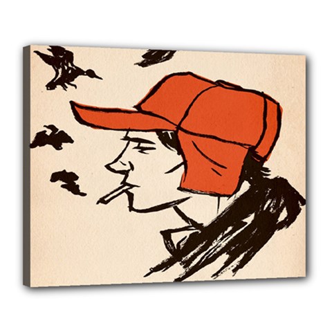 Catcher In The Rye Canvas 20  X 16  (stretched) by artworkshop