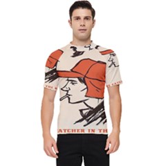 Catcher In The Rye Men s Short Sleeve Rash Guard by artworkshop