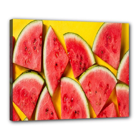 Watermelon Canvas 20  X 16  (stretched) by artworkshop