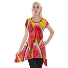 Watermelon Short Sleeve Side Drop Tunic by artworkshop