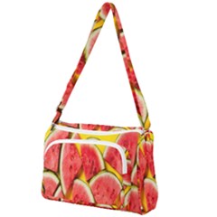 Watermelon Front Pocket Crossbody Bag by artworkshop