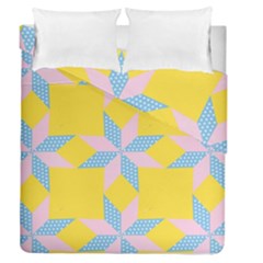 Geometry Duvet Cover Double Side (queen Size) by Sparkle