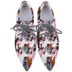 Modern Art Pointed Oxford Shoes by Sparkle