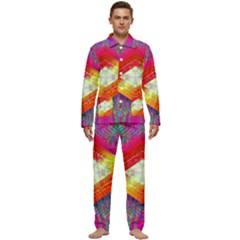 Diamond In The Rough Men s Long Sleeve Velvet Pocket Pajamas Set by Thespacecampers