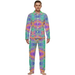 Hippie Dippie Men s Long Sleeve Velvet Pocket Pajamas Set by Thespacecampers