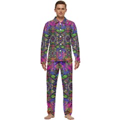 Mind Bender Men s Long Sleeve Velvet Pocket Pajamas Set by Thespacecampers