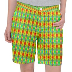 Neon Angles Pocket Shorts by Thespacecampers