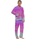 Pink Paradise Men s Long Sleeve Velvet Pocket Pajamas Set View2