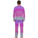 Pink Paradise Men s Long Sleeve Velvet Pocket Pajamas Set View4