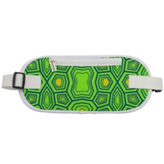 Abstract Pattern Geometric Backgrounds  Rounded Waist Pouch by Eskimos