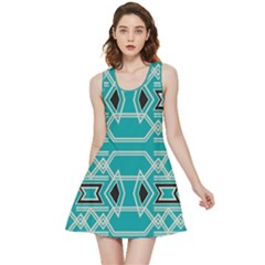 Abstract Pattern Geometric Backgrounds  Inside Out Reversible Sleeveless Dress by Eskimos