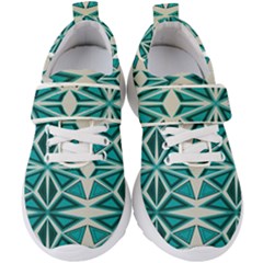 Abstract Pattern Geometric Backgrounds  Kids  Velcro Strap Shoes by Eskimos