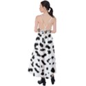 Black and white Leopard dots Jaguar Tie Back Maxi Dress View2