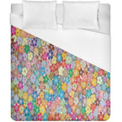 Floral Flowers Duvet Cover (california King Size) by artworkshop