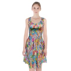 Floral Flowers Racerback Midi Dress by artworkshop