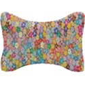 Floral Flowers Seat Head Rest Cushion View1