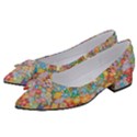 Floral Flowers Women s Bow Heels View2