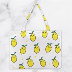 Pattern Lemon Texture Medium Tote Bag by artworkshop