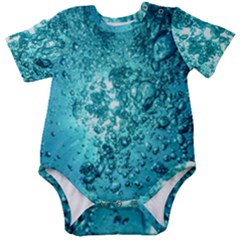 Bubbles Water Bub Baby Short Sleeve Onesie Bodysuit by artworkshop