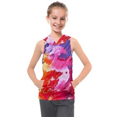 Colorful Painting Kids  Sleeveless Hoodie by artworkshop