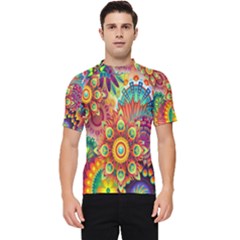 Mandalas Colorful Abstract Ornamental Men s Short Sleeve Rash Guard by artworkshop