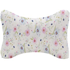 Pattern Flowers Seat Head Rest Cushion by artworkshop