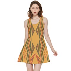 Abstract Pattern Geometric Backgrounds  Inside Out Reversible Sleeveless Dress by Eskimos