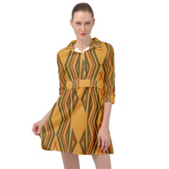 Abstract Pattern Geometric Backgrounds  Mini Skater Shirt Dress by Eskimos