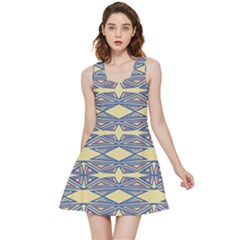 Abstract Pattern Geometric Backgrounds  Inside Out Reversible Sleeveless Dress by Eskimos