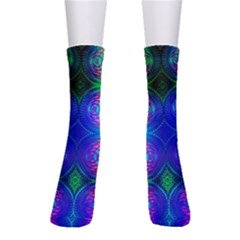 Inverted Circles Crew Socks by Thespacecampers