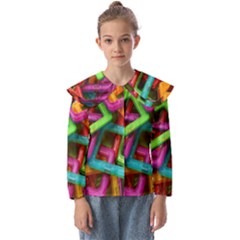 Construction-set Kids  Peter Pan Collar Blouse by nate14shop