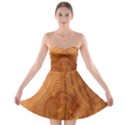 Annual Rings Tree Wood Strapless Bra Top Dress View1