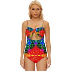 Rolly Beam Knot Front One-piece Swimsuit by Thespacecampers