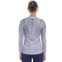 Architecture Building V-Neck Long Sleeve Top View2