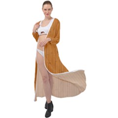 Hardwood Vertical Maxi Chiffon Beach Wrap by artworkshop