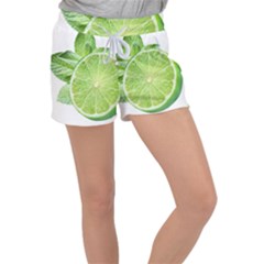 Lemon Clipart Velour Lounge Shorts by Jancukart